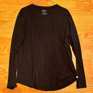 Figs Black Super Soft - Longsleeve Underscrub M